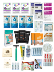 Lifepac Everyday Essentials Kit Refill with health and wellness products in a compact package.