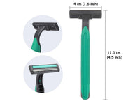 Lifepac disposable razor with a white handle and metal blade cartridge on a clean background